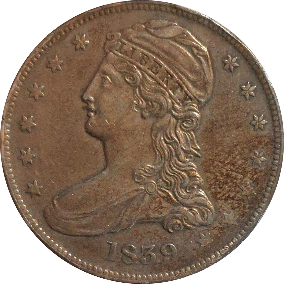 1839-50c-Capped-Bust-Half-Dollar---Reeded-Edge